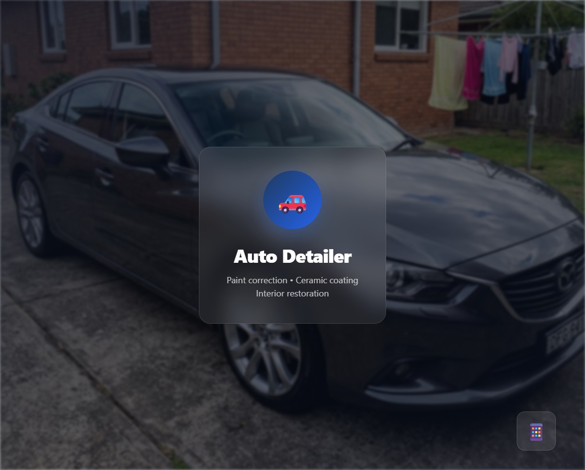 Auto detailer sending before and after photos